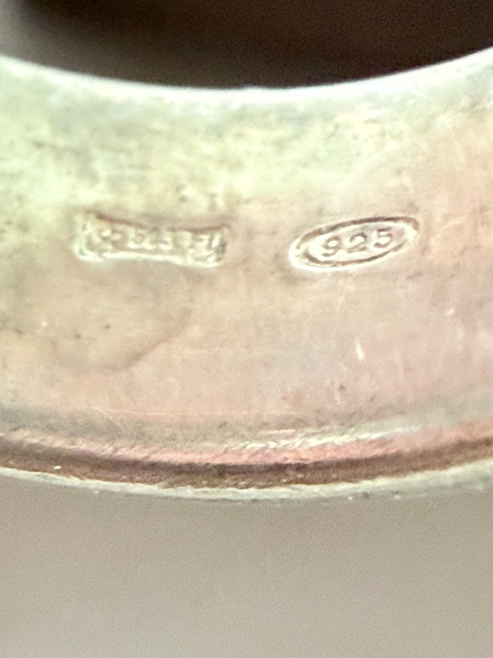 GUCCI Dome-Shaped Band 925 Silver Ring - Picture 6 of 7